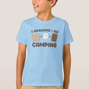 3 Reasons I Go Camping Shirt